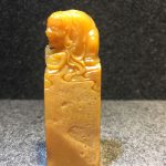 劉海戲蟬，老撾田黃石